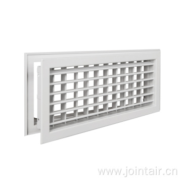 HVAC Double Deflection Grille Registers with removable Core